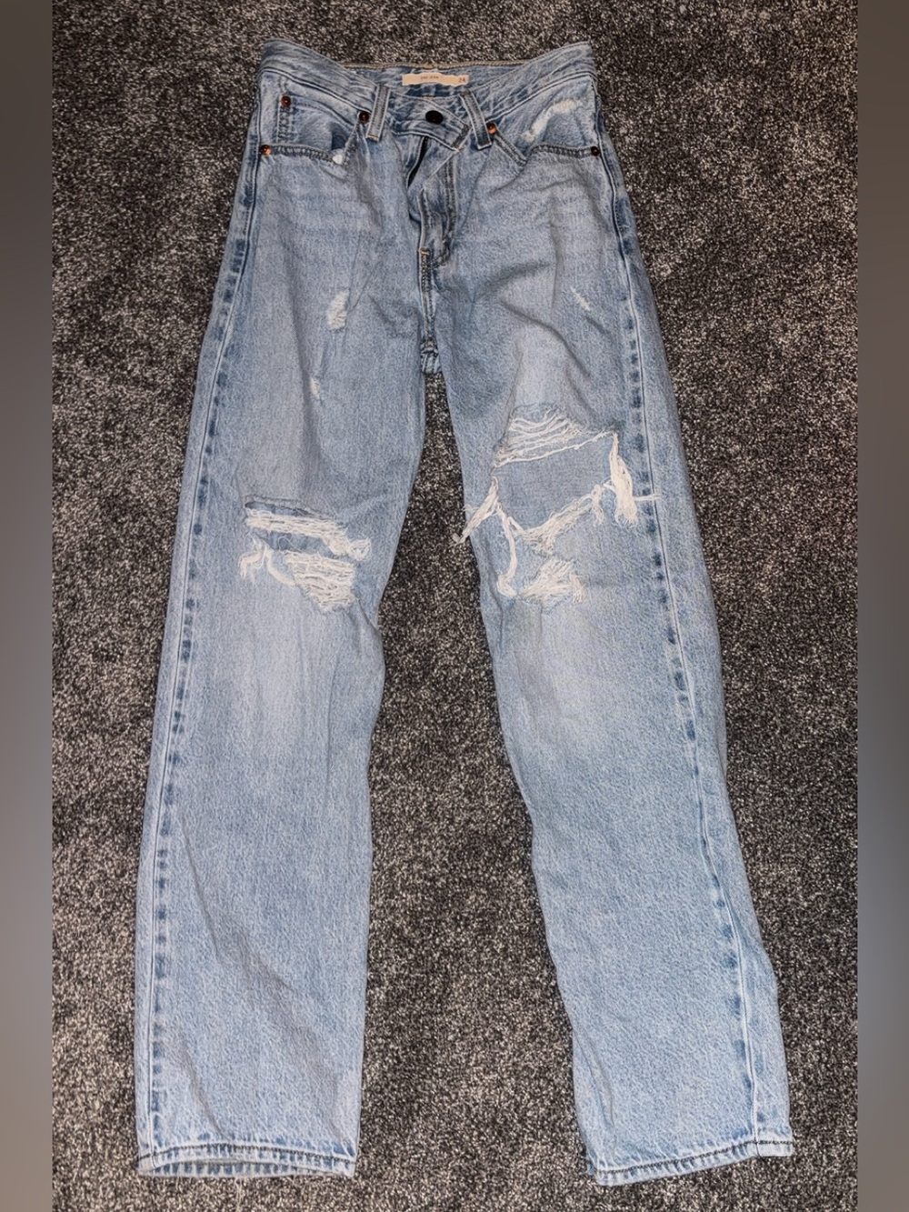 Levi’s Distressed Dad Jeans